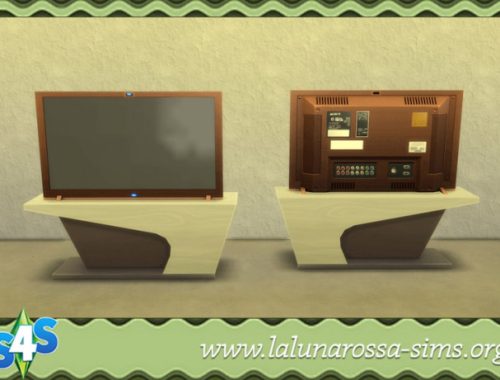 InvisiView Flat Panel Tabletop TV