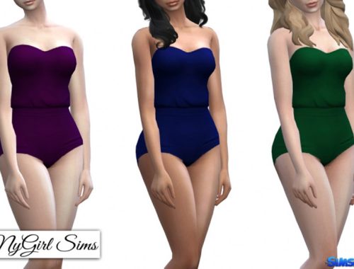 Gathered Waist Bodysuit