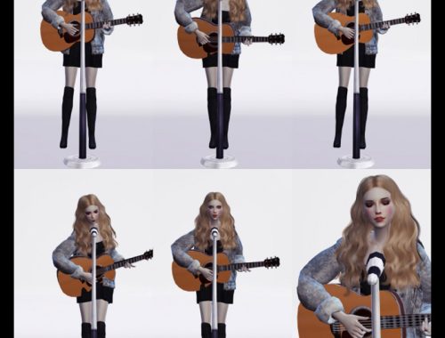 SING FOR YOU Poses collection, pt.1: Guitar Sets