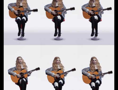 SING FOR YOU Poses collection, pt.1: Guitar Sets