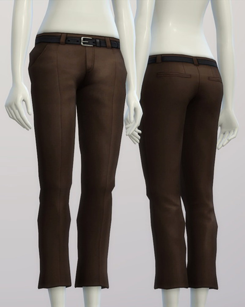 Basic slacks F 20 colors - The Sims 4 Catalog