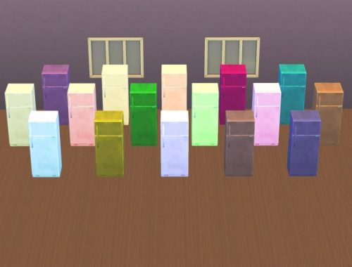 Fridges in 16 new colours