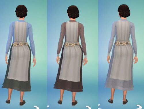 Celtic Short Dress and Cape