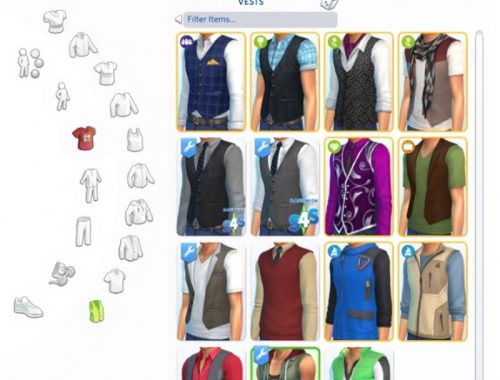 Hooded Denim Vest With Tank Top