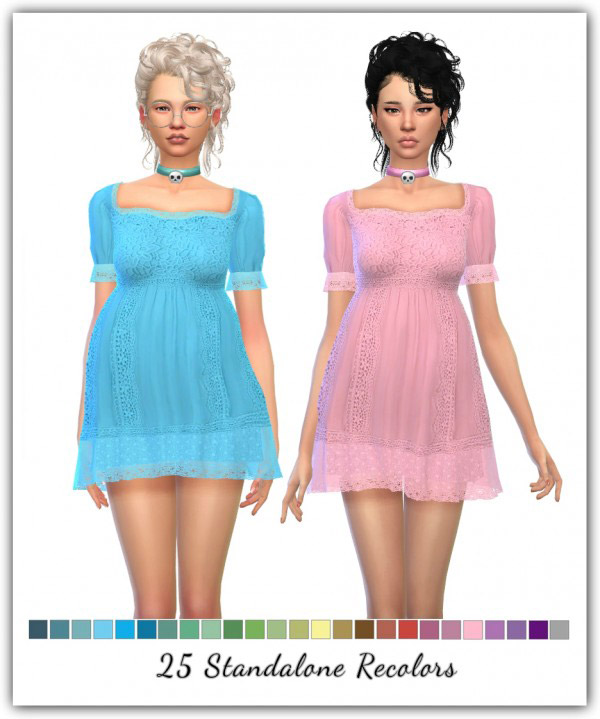 Sunset Dress Recolors - The Sims 4 Catalog