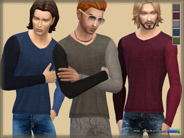 Sweater Various Sleeve - The Sims 4 Catalog