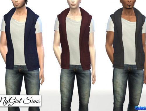 Sleeveless Boho Sweater with White Tee