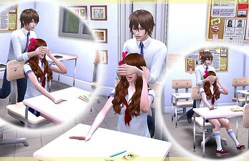 School life poses