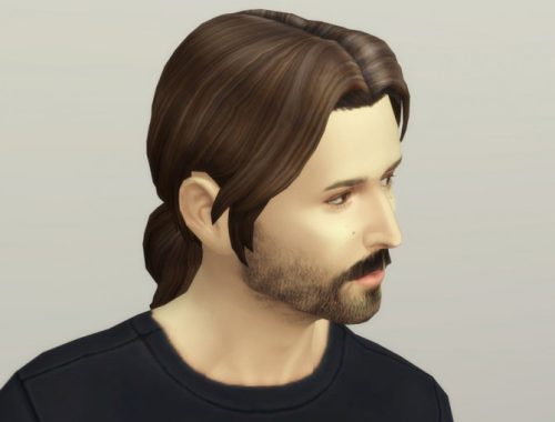 Dereks ponytail F/M hair