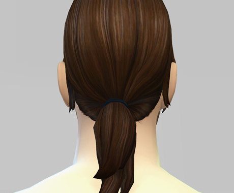 Dereks ponytail F/M hair