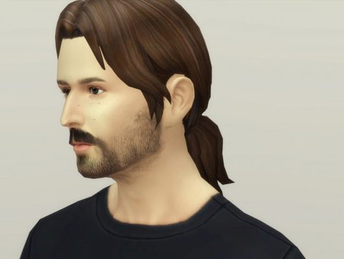 Dereks ponytail F/M hair