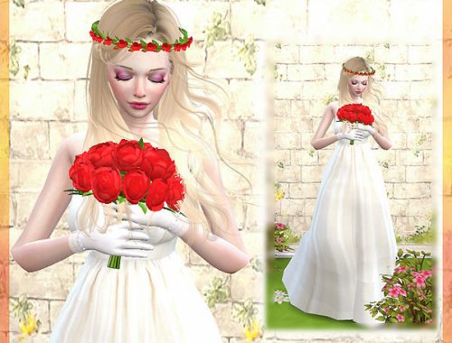 Give flowers poses