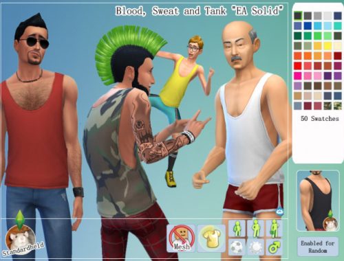 Recolors of EA and Lumia Lovers tank tops