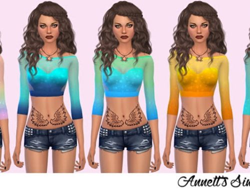 Glitter Summer Top