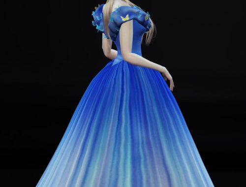 Cinderella Ball Grown Poses Set