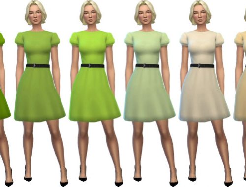 Simple Simmers Phoebe Dress Recolors