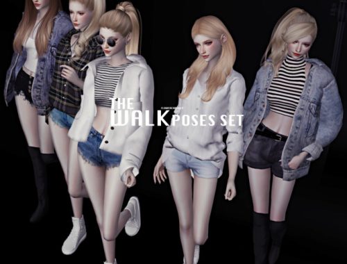 The Walk Poses Set + Rough