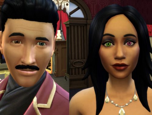 2 Different Eyes (Heterochromia, Blind Eye, Sci-Fi/Fantasy)