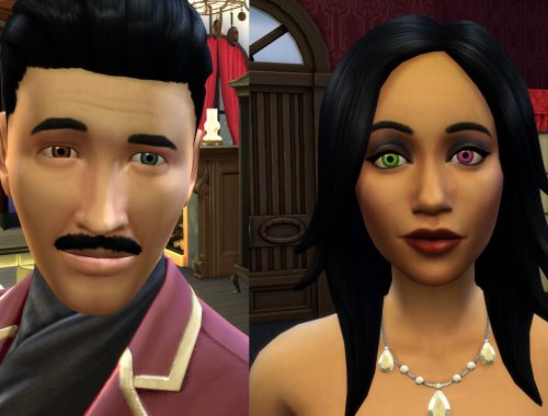2 Different Eyes (Heterochromia, Blind Eye, Sci-Fi/Fantasy)