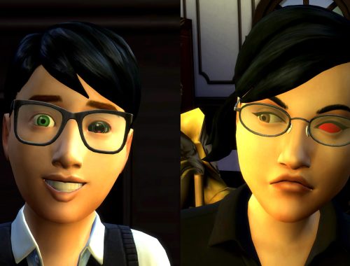 2 Different Eyes (Heterochromia, Blind Eye, Sci-Fi/Fantasy)