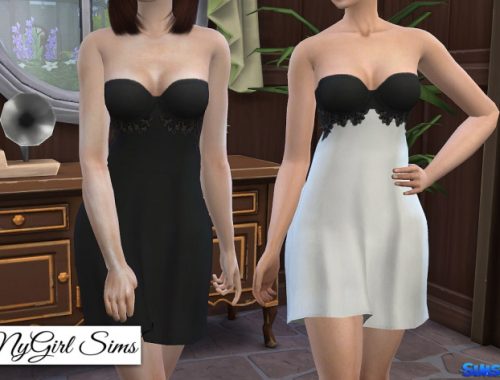 Sheer Lace Cocktail Dress