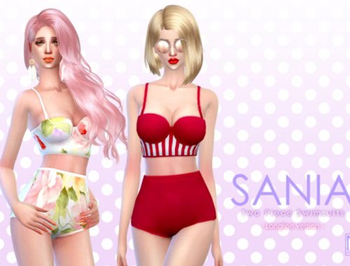 Sania two piece swimsuits