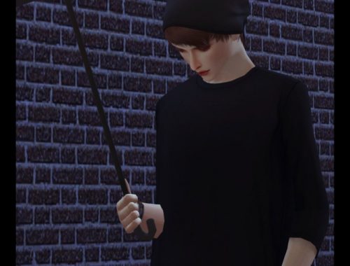 Raining, Gloomy Day (Crying / Umbrella set) poses