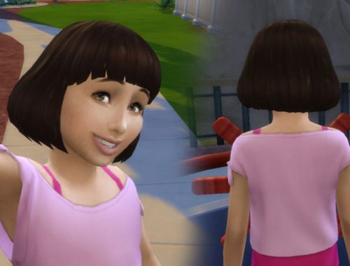 Long Bangs for Girls