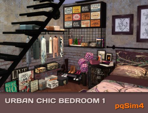 Urban Chic bedroom 1