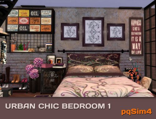 Urban Chic bedroom 1
