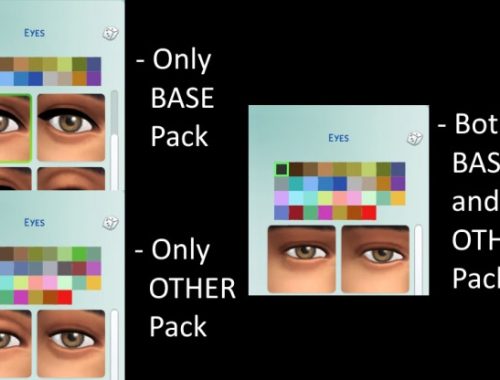 Semi-realistic Eye Color Replacements + Extra Colors