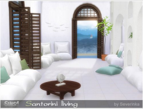 Santorini livingroom