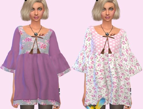 Marigolds Tassel Blouse Recolors