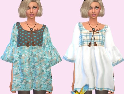 Marigolds Tassel Blouse Recolors