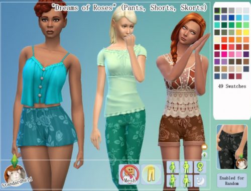 Dreams of Roses sleep pants