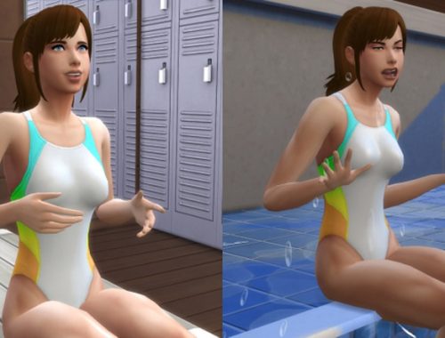 One Piece Racerback Swimsuit