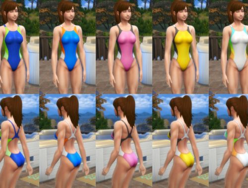 One Piece Racerback Swimsuit