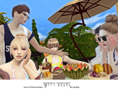 GP HAPPY HOURS POSES SET