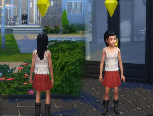Pleated Mini Skirt for Girls