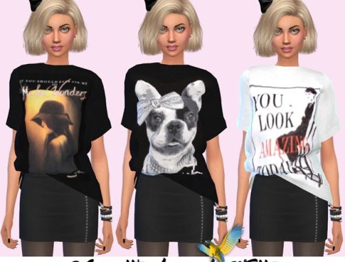 Marigolds Free Boxy Tee Recolors