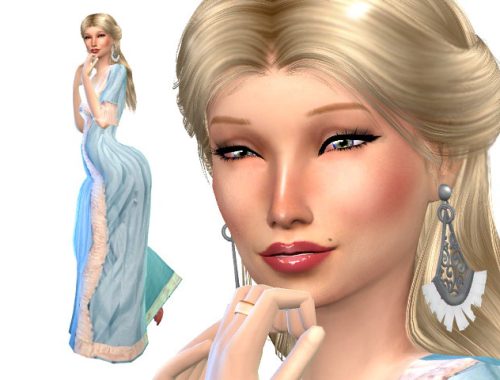Flirting Lady poses