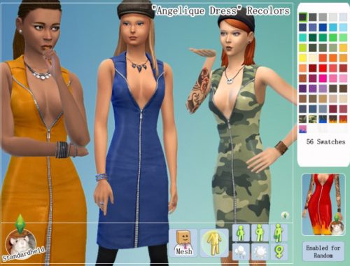 Angelique Dress Recolors