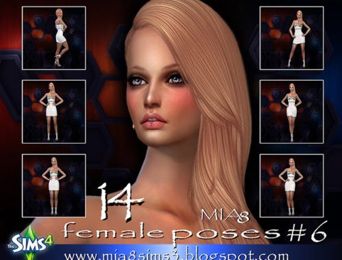 14 female poses #6