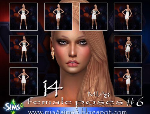 14 female poses #6