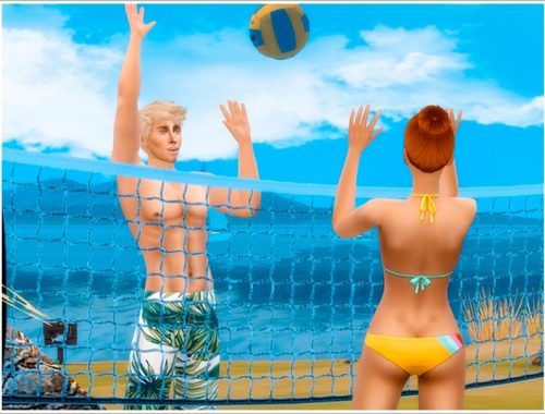 Beach Volleyball pose pack