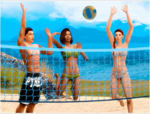 Beach Volleyball pose pack