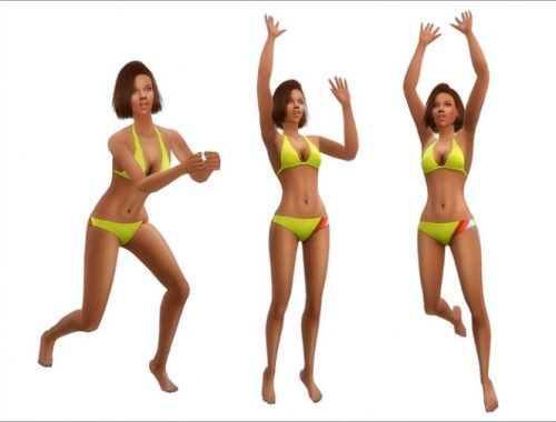 Beach Volleyball pose pack