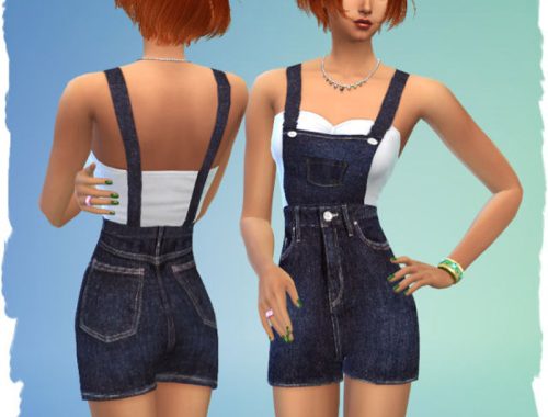 Denim overalls