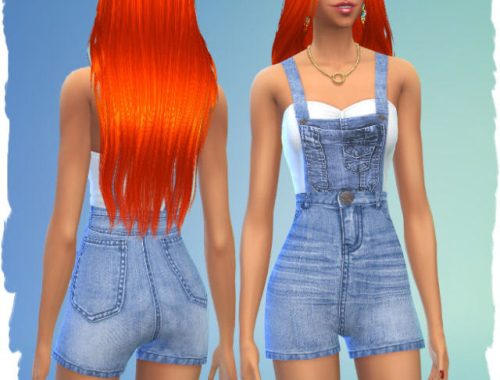 Denim overalls
