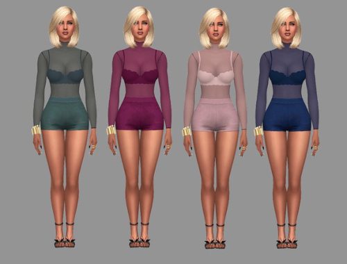MP Sheer Top Jumpsuit